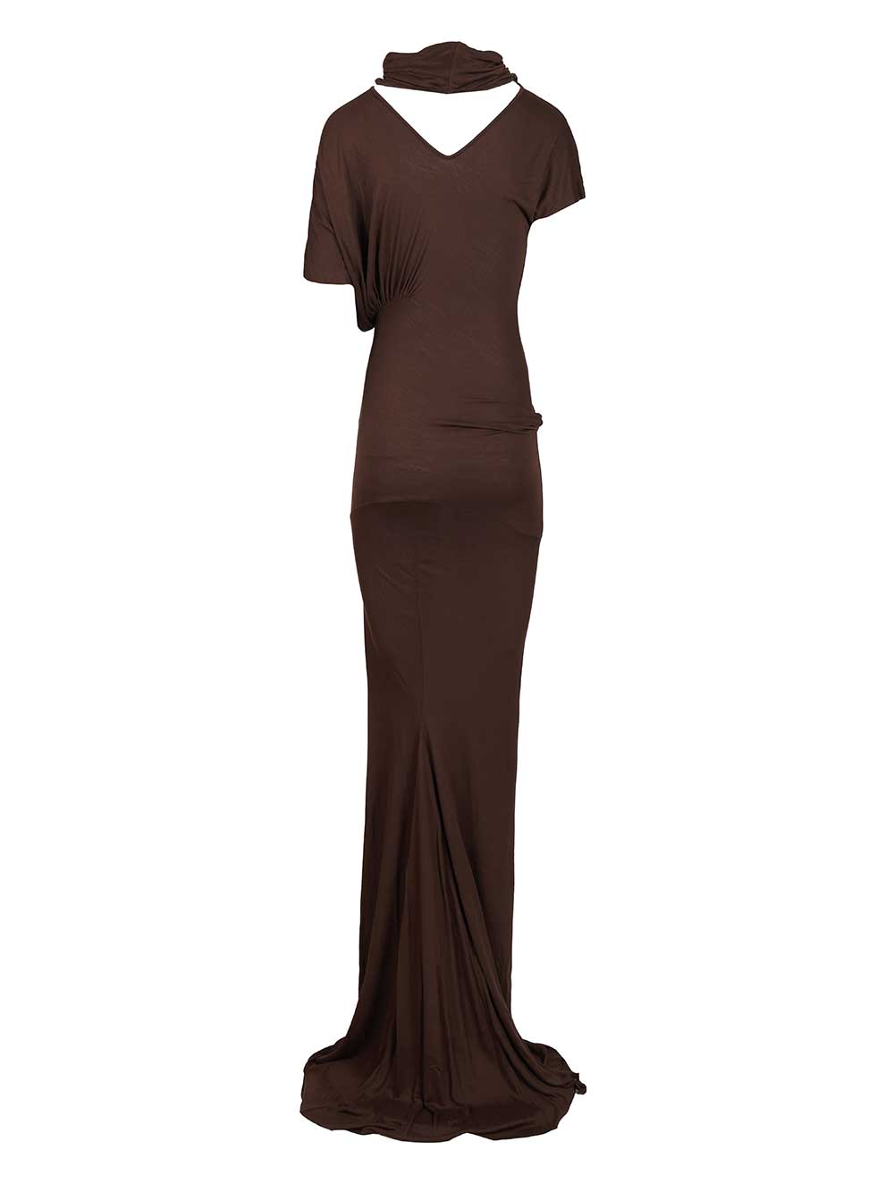 Rick Owens Lilies Lilith Long Dress Dresses - Brown | e7a3787428a4a04a41ad48433f6f30c2f5d3349f