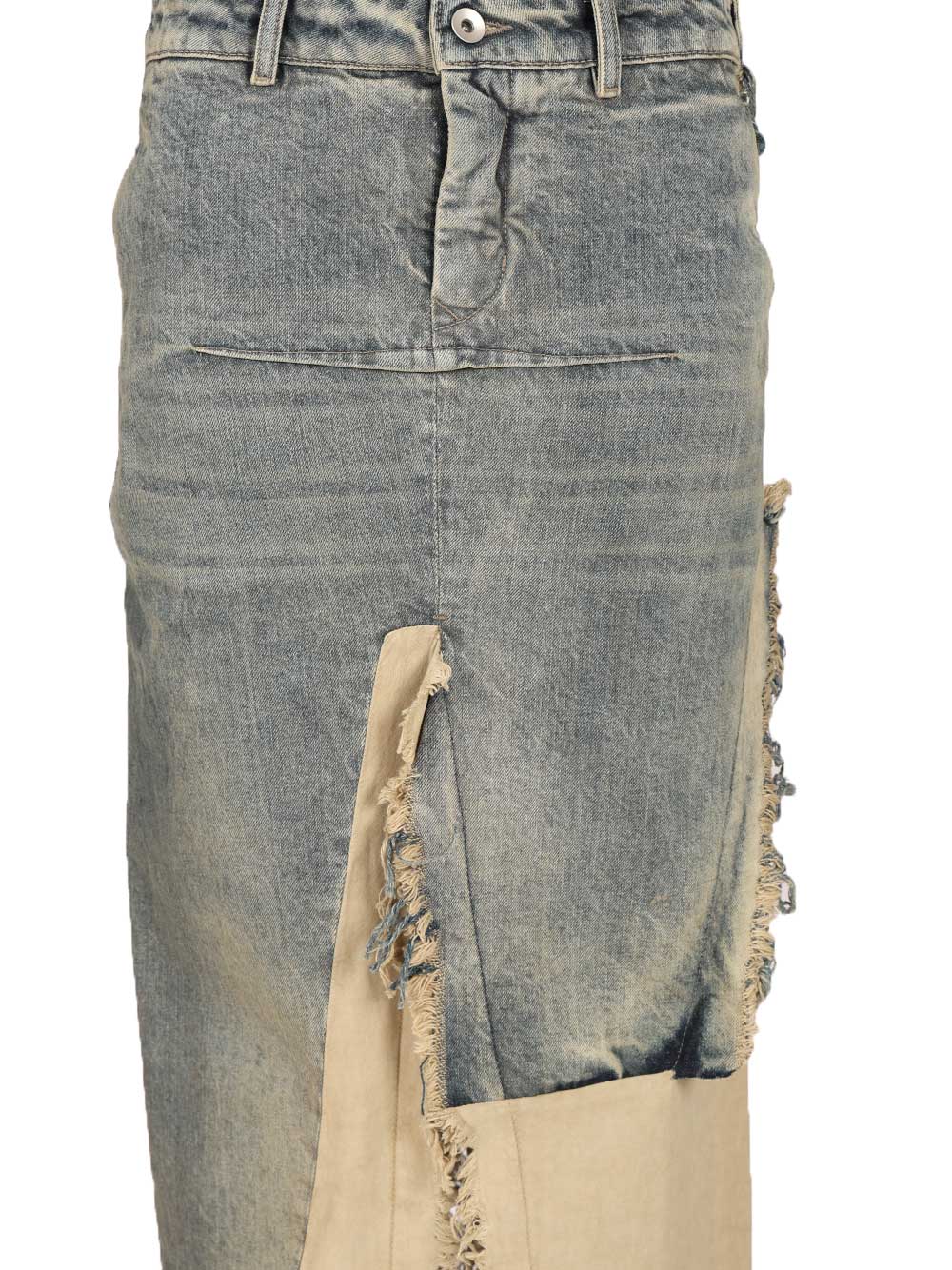 Rick Owens Denim Skirt Skirts - Light blue | c7ec6ff8efb9bb4156fe467422a80a1b6fe62f9c