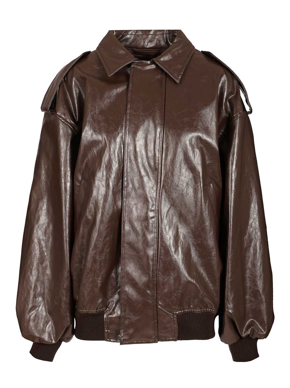 Federica Tosi Leather Jacket Jackets - Brown | 0cdad10e501f4f6477185233d2c1863bc3eb0341