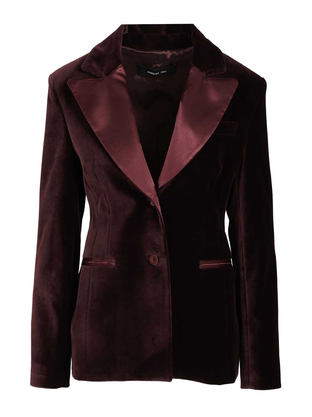 Federica Tosi Pontoglio Velvet Blazer Jackets - Violet | 2c289a4f59bcc46dba769522f4cba1bb08aacf58