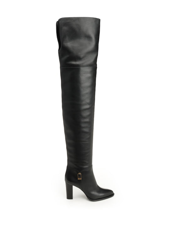 Julia Over-The-Knee Boots Black