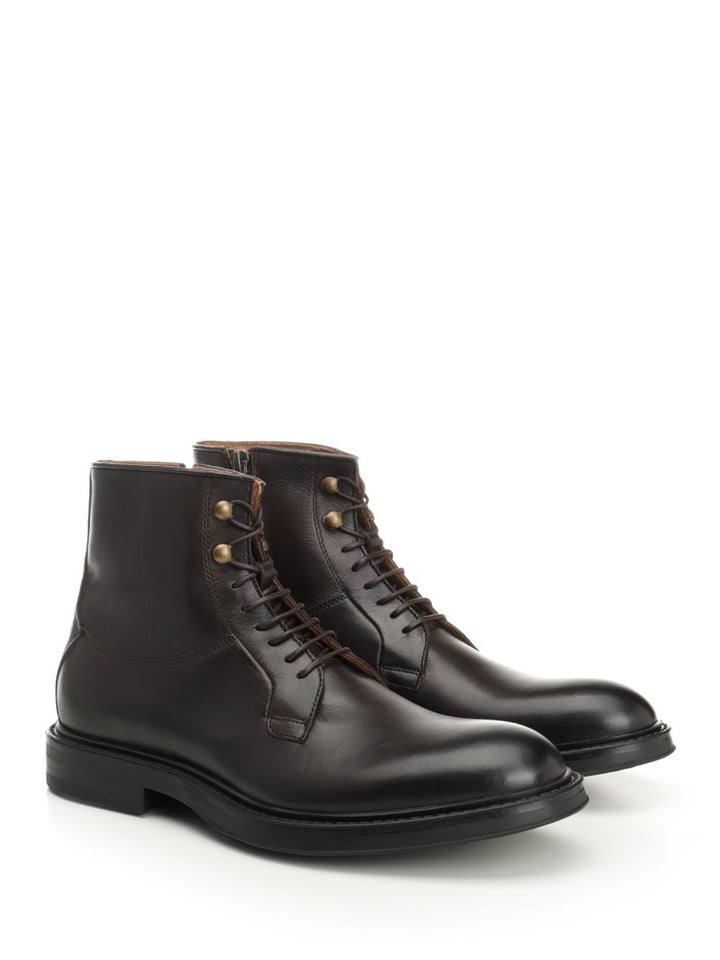 Corvari Oiled Leather Ankle Boot Boots - Brown | a7a38de468ff38f9a04d404f0e0962579274d29f