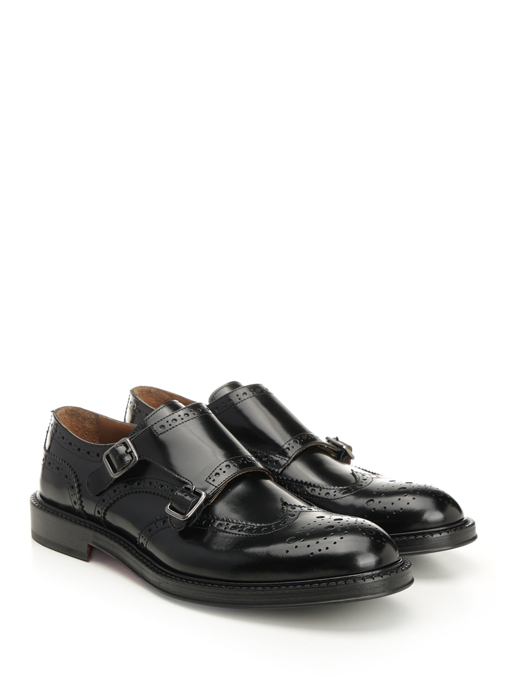 Corvari Duilio Double Buckle Shoe Loafers - Black | 58f7675867fe5197426ce746a348e09b6778e595