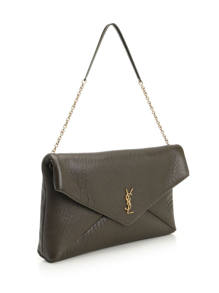 Saint Laurent Envelope Cassandre Small leather goods - Green | e8b6003551362f562adb84333192727928600af3