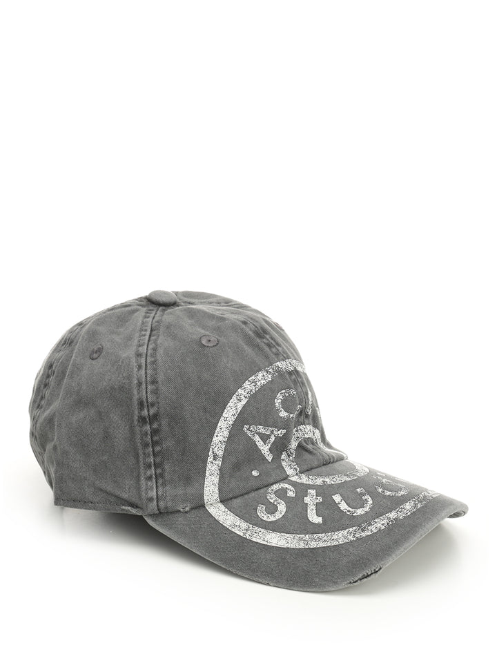 Acne Studios Grey Denim Cap Hats - Grey | 970e626448760b75feb5fadba1b05190a20b17cb