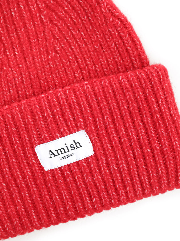Amish Beanie Recycled Yarn Hats - Red | aad245cb603319f147a04ddcaaa6781becb16546