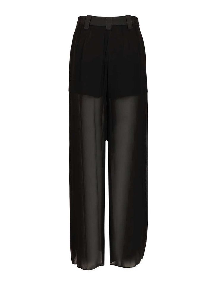 Marella X Stella Maxwell Double Trousers - Black | 72fb3d875bda30b97e7f3a26ce75c0886e7ed3e5