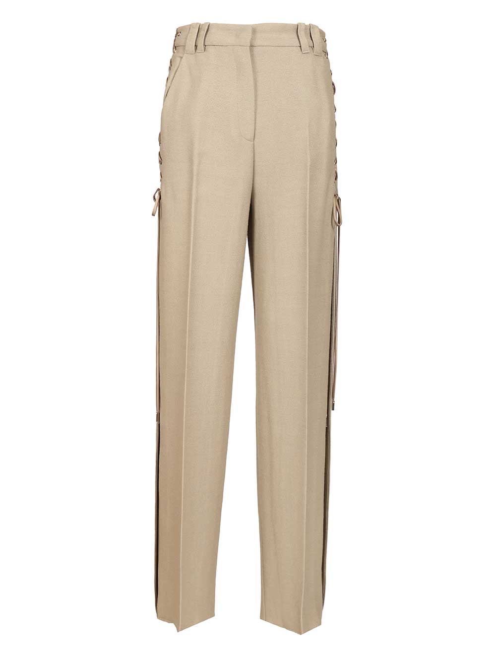 Marella X Stella Maxwell Barrel  With Laces Trousers - Grey | d94817b214d3c048ec1c84c6c033bcfe6c93c341