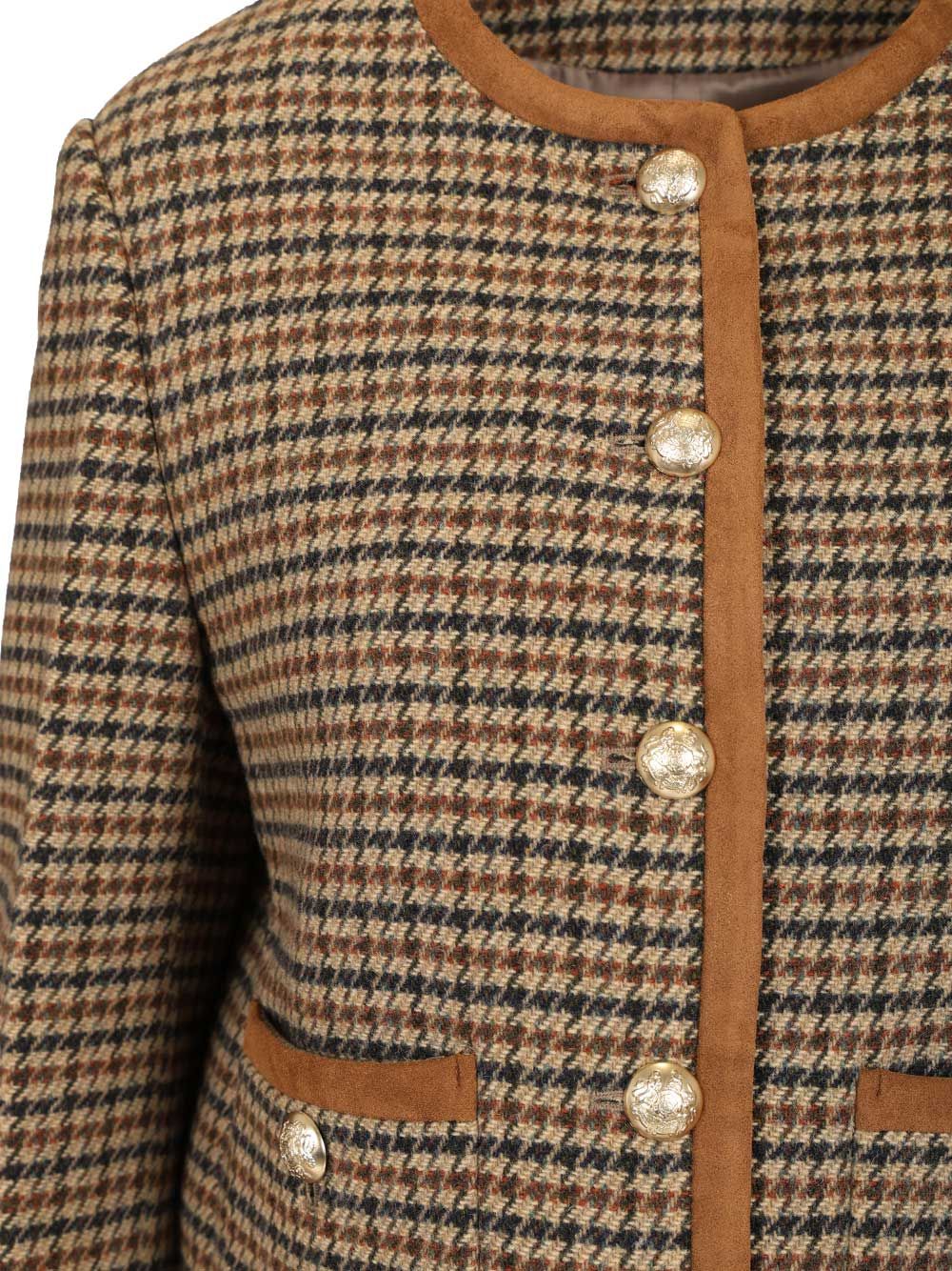 Dunst Classic Checked Jacket Jackets - Grey | 4048032ea66907cf63fa3ec238cb741e388e8218