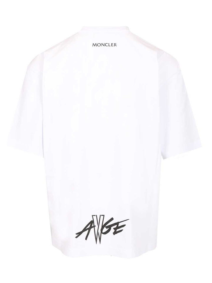 Moncler Genius Moncler X A$Ap Rocky Cotton T-Shirt - White | 3cb76f5d2133fbfd75127948cd3d572614f573c0