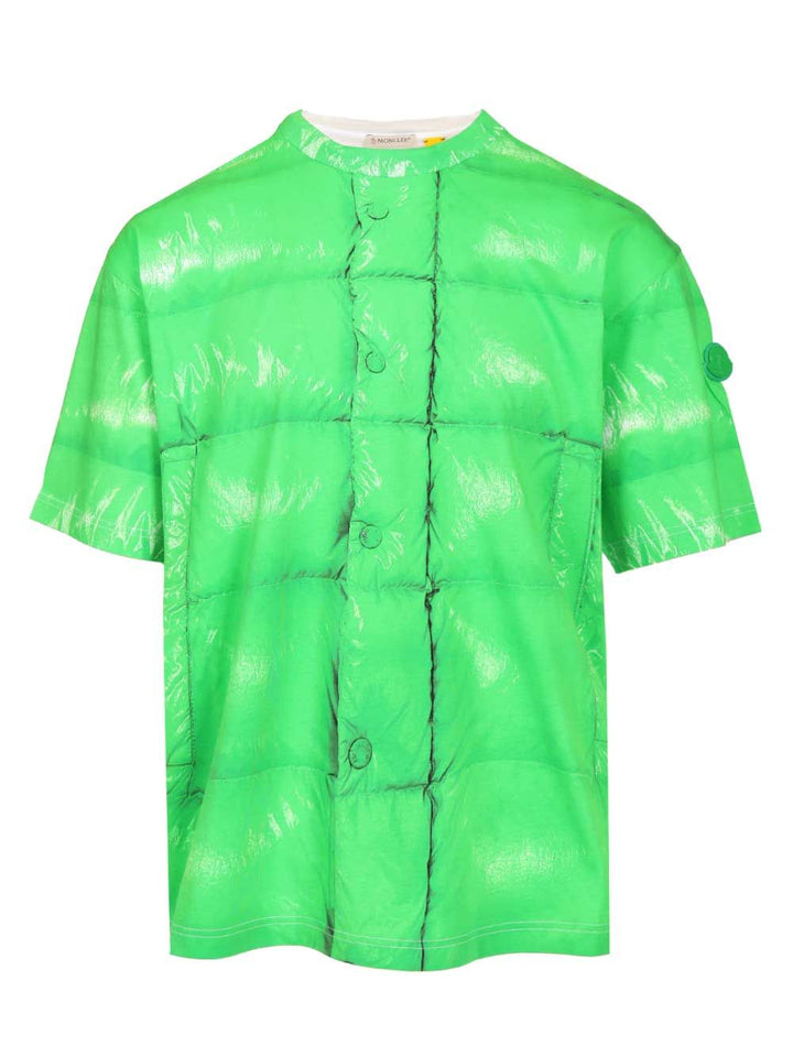 Moncler Genius Moncler X A$Ap Rocky Cotton T-Shirt - Green | a8a5a59d70c3c403a65270d89a177283c8706a5e
