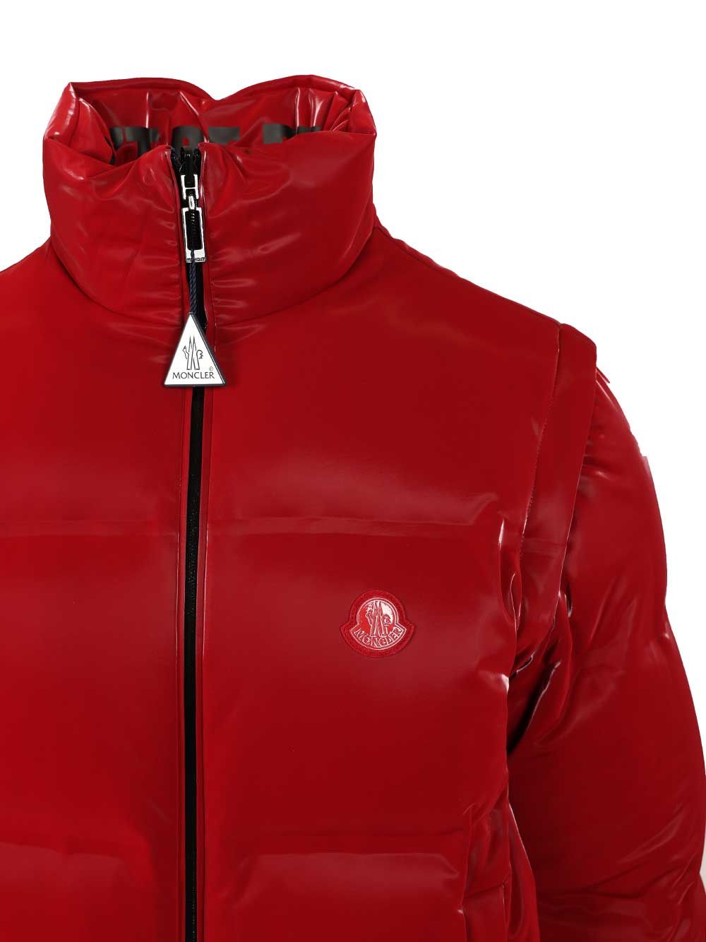 Moncler Genius Moncler X A$Ap Rocky Throttle Reversible Down Jacket Coats - Red | b15c5f85af27a5711f73461062a25a036f8a7531
