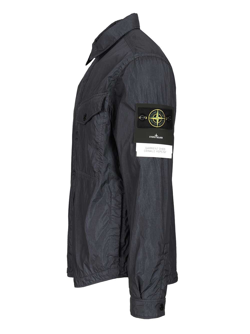 Stone Island Lightweight Hooded Jacket Jackets - Blue | 3265685821d1f7dc26801388ed5868562ecb54a5