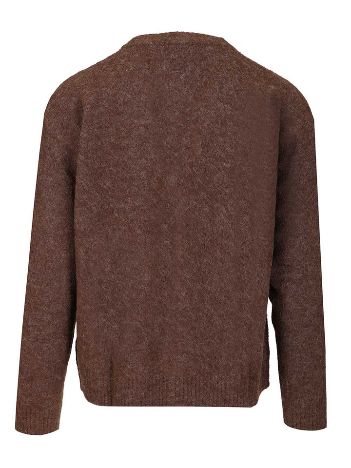 Amish Oversized Cardigan Knitwear - Brown | e7983a18be76ec04d064f5008a5fe77ee6ea4b9e