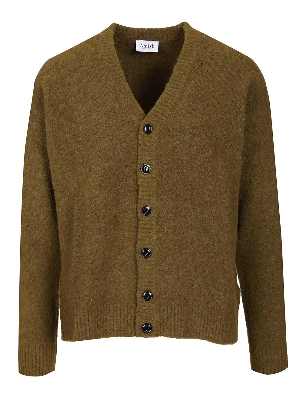 Amish Oversized Cardigan Knitwear - Green | 8b89c2f38e100c834841a5392cad07dd1fcdb675