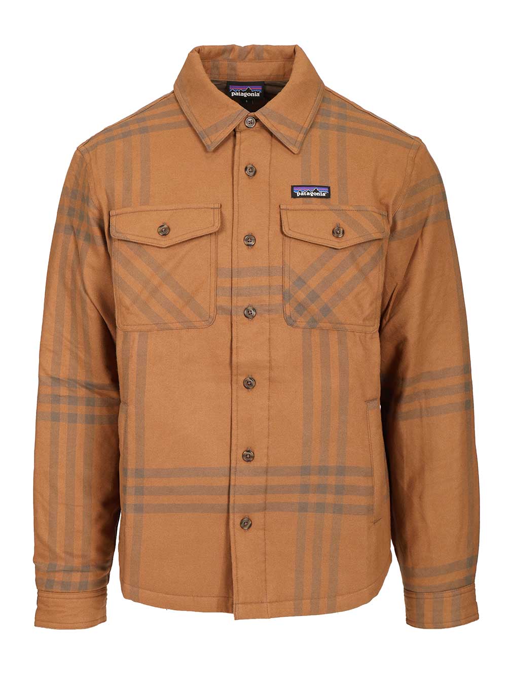 Patagonia Brushed Flannel Shirt Jackets - Brown | 1cb7671d0424b6a82f06ff8ab9e84972a4ee338d