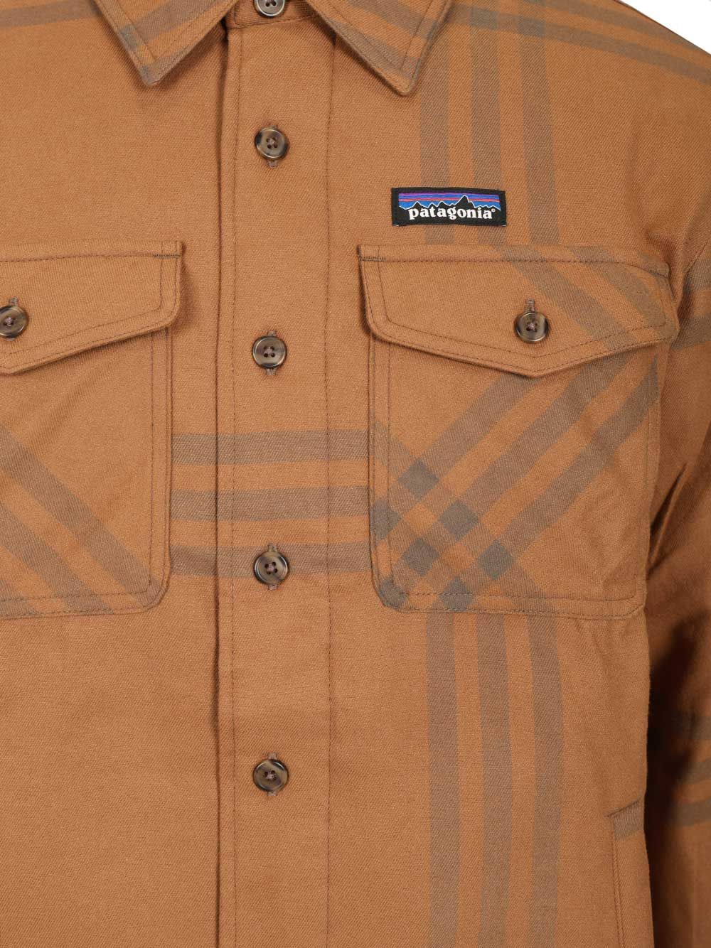 Patagonia Brushed Flannel Shirt Jackets - Brown | c65274aa7cc435db1e789d408aaad0cc63517f43