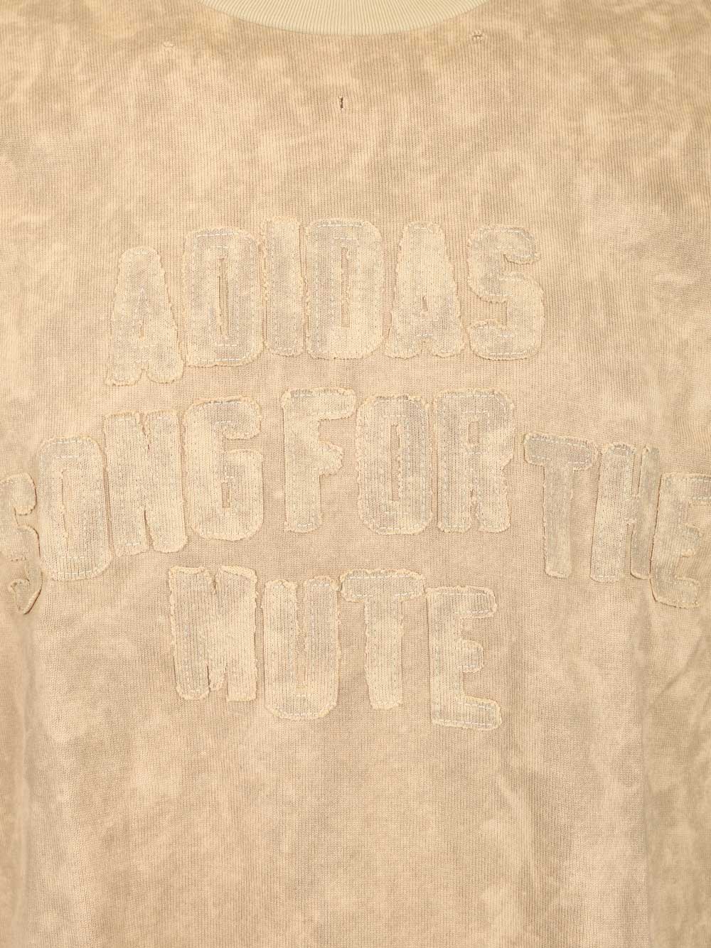 Adidas X Song For The Mute Cotton T-Shirt - Beige | 026bda7dd09bb1a930051d78ca8a78d98e18594a