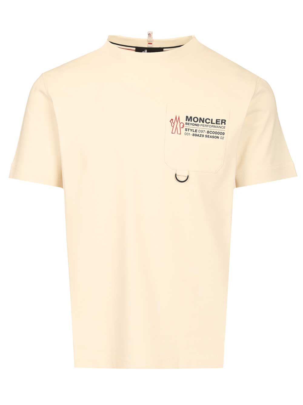 Moncler Grenoble Logo Cotton Jersey T-Shirt - White | bb7d8544ee75a84f277f52e4fc87cda74f439eeb