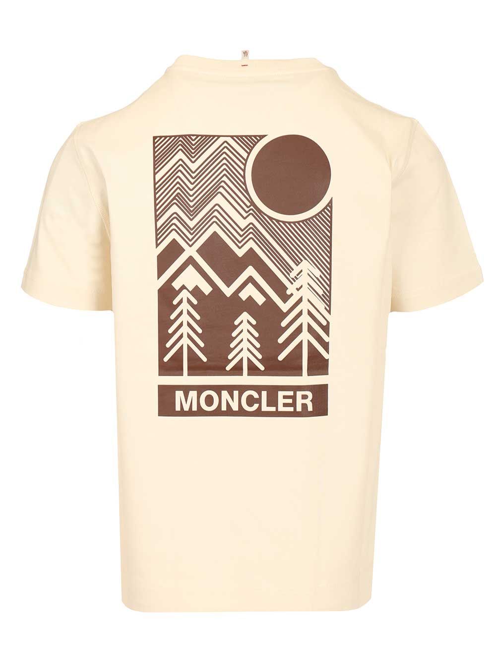 Moncler Grenoble Logo Cotton Jersey T-Shirt - White | bbb5b85320dde83ff7069a980d9df1263dbf5909