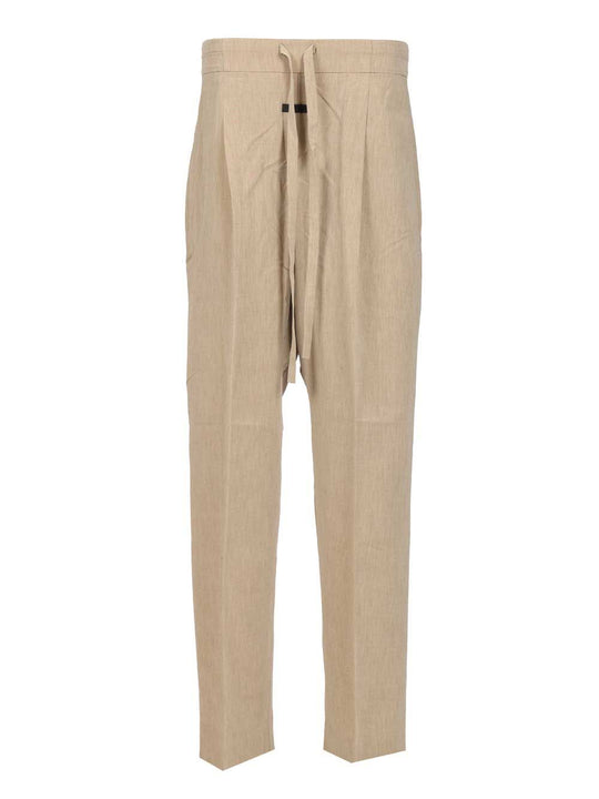 Classic Pant Trousers Beige