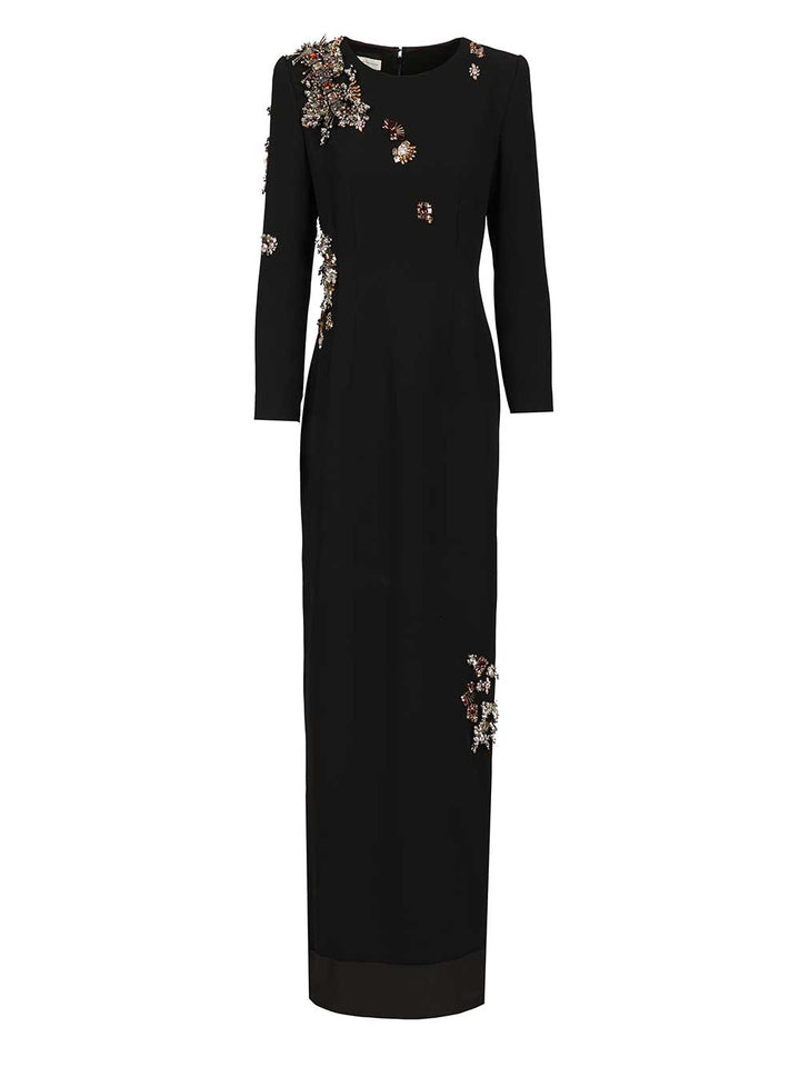 Dries Van Noten Dalista Embroidered Dress Dresses - Black | e26c7d29f77676d8f840bace1e2644385f5989cb