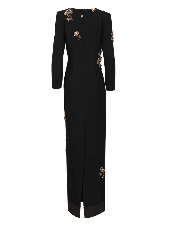 Dries Van Noten Dalista Embroidered Dress Dresses - Black | 885fe90a6c5fb991b6e12d83611ea11c260ddc0f