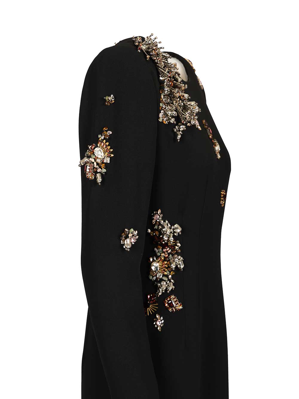 Dries Van Noten Dalista Embroidered Dress Dresses - Black | 41e450f93ae8eb023e4ef3eb88356528e532791e