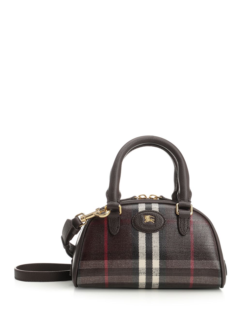 Burberry Highlands Mini Bowling Bag Handbags - Bordeaux | 86558fea51d0ee041682911964cade8f19599ce3