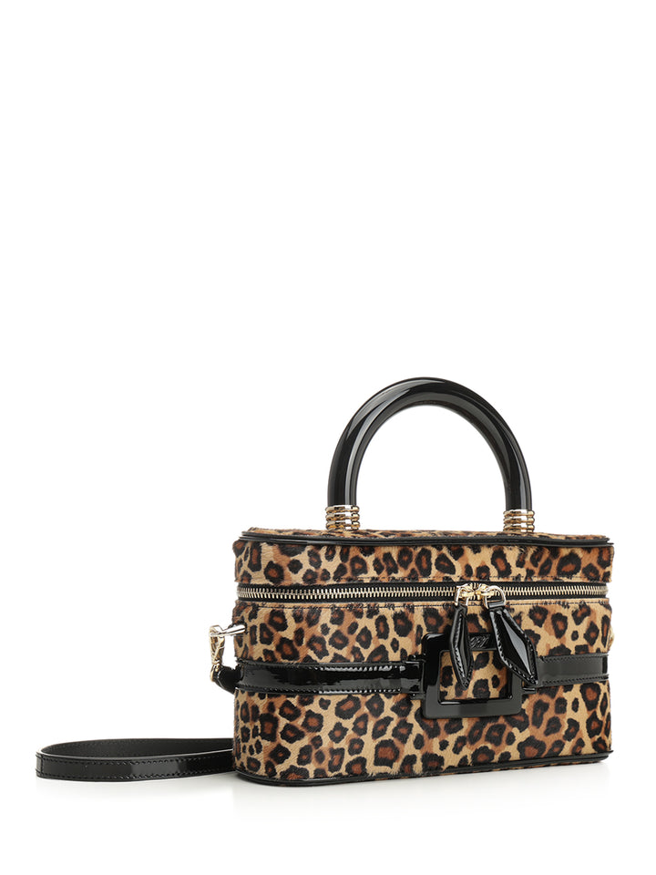 Roger Vivier Belle Vivier Leopard-Print Buckle Tote Bag Handbags - Animalier | 40635b67f3a6c9cb2f7d63eef7bc94b435c298d3