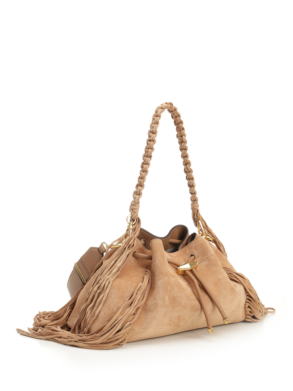 Jimmy Choo Cinch Shoulder Bags - Brown | 5b4c973d56a2792f8d50994e8269610c3bf518e8