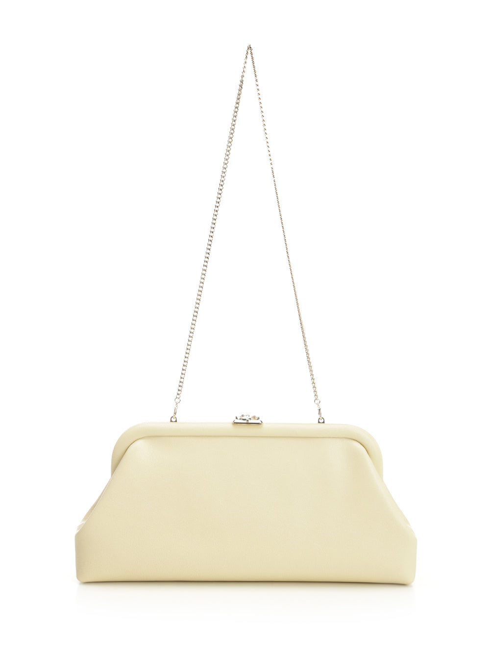 Jimmy Choo Leather Clutch Clutches - White | 65a8074eba59e525746d7f2f9e027b185e26d0fe