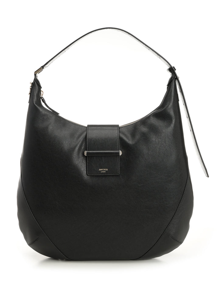 Jimmy Choo Bar Hobo Shoulder Bags - Black | 9c24b72732789dfaf70db93be6be26edee954e9d