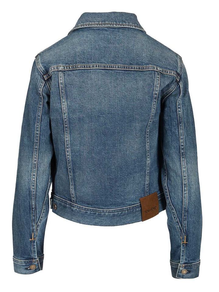 Tom Ford Japanese Stonewashed Denim Jacket Jackets - Blue | a25b02503ac3eb2ce3e3e4dccc00fe57a05f6f63
