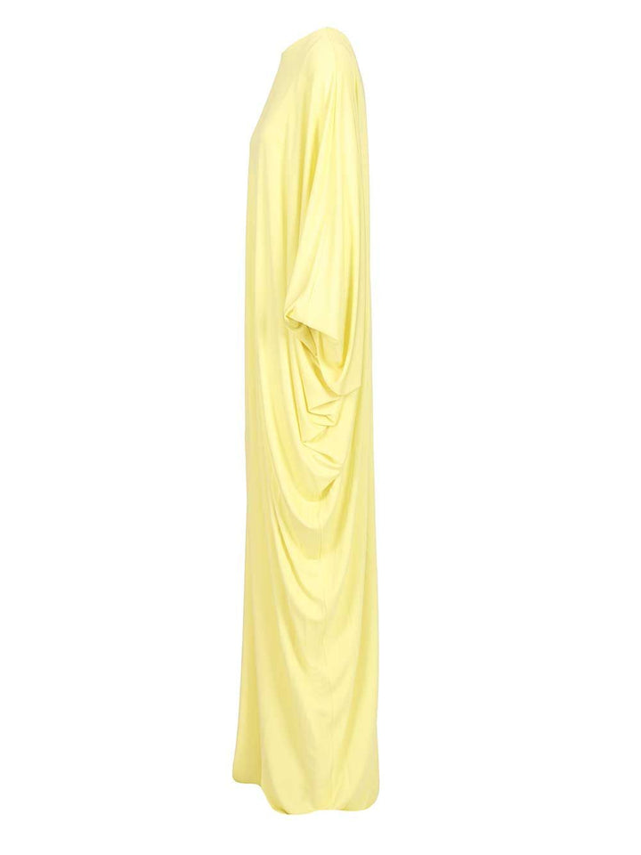Tom Ford Long Asymmetrical Dress In Jersey Crepe Dresses - Yellow | 9eaacdbd68e4d8d1db2122a66f0521d4f8c08856