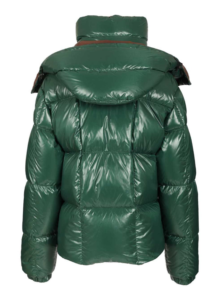 Moncler Parana Short Down Jacket Jackets - Green | b12f4cef61d11f5ad5242f49c5075c8da14551cb