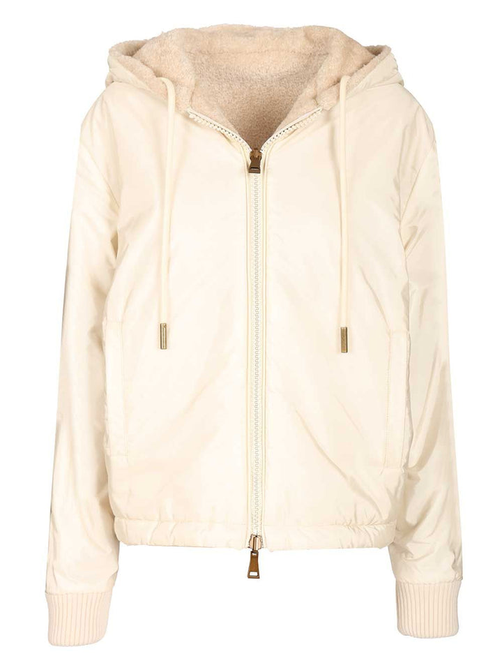 Moncler Padded Sweatshirt Knitwear - Beige | d3bbe6d07f9979caae0b903be8982a4bb04c9c6a