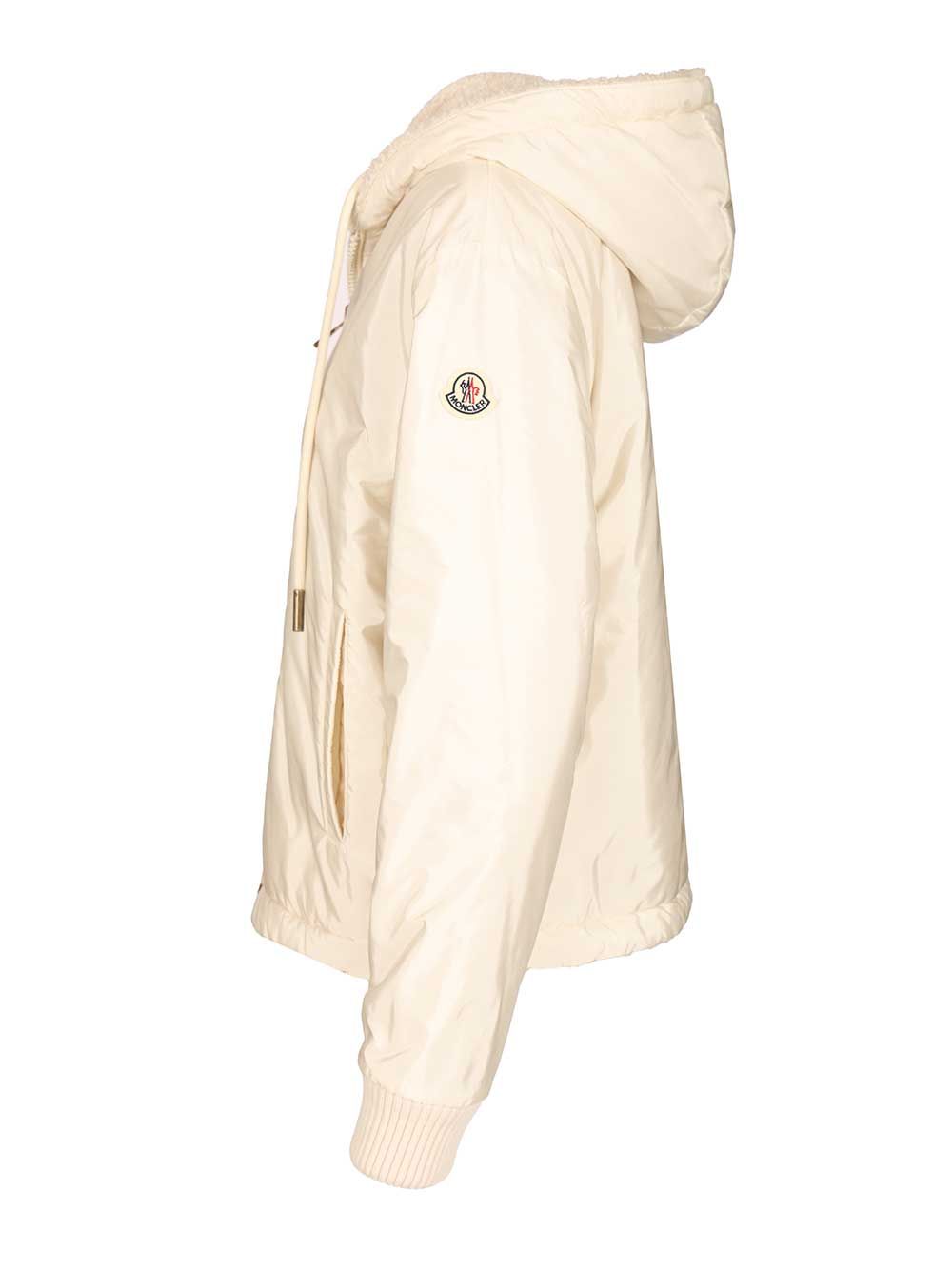 Moncler Padded Sweatshirt Knitwear - Beige | 030df3880ac04f74460f2cccbc0f0855f00f7a26