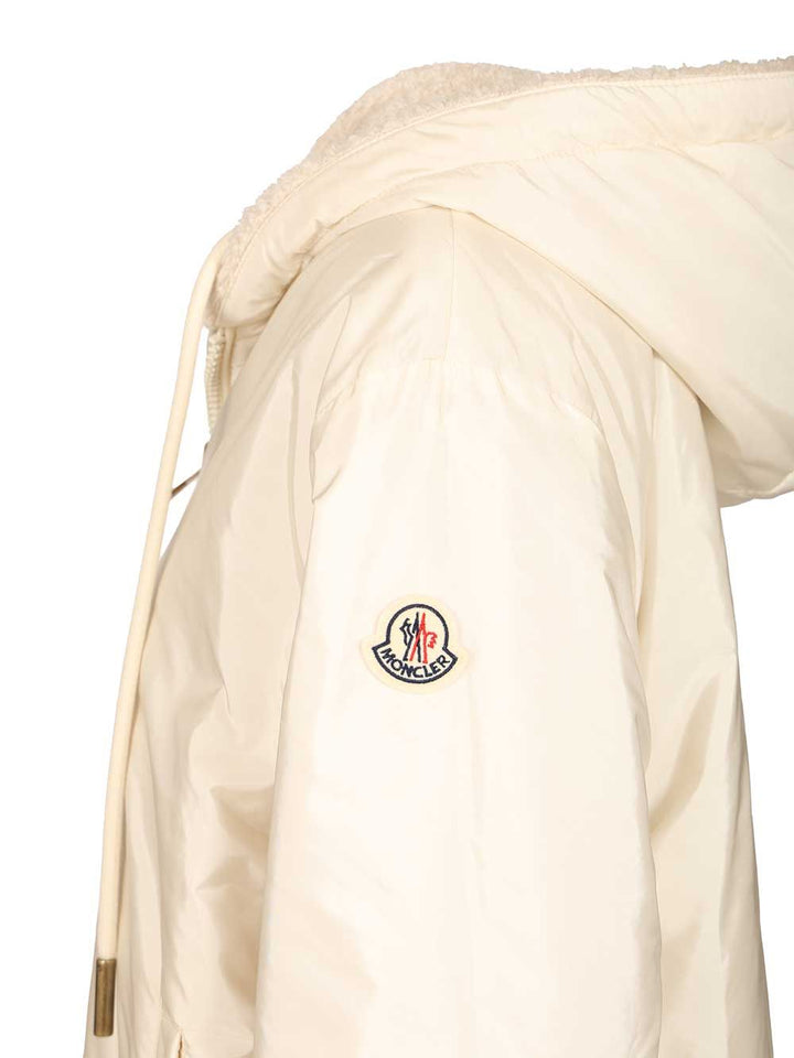 Moncler Padded Sweatshirt Knitwear - Beige | 4b2c3f42e7325916b9c44209eda30e7a3a505e1f