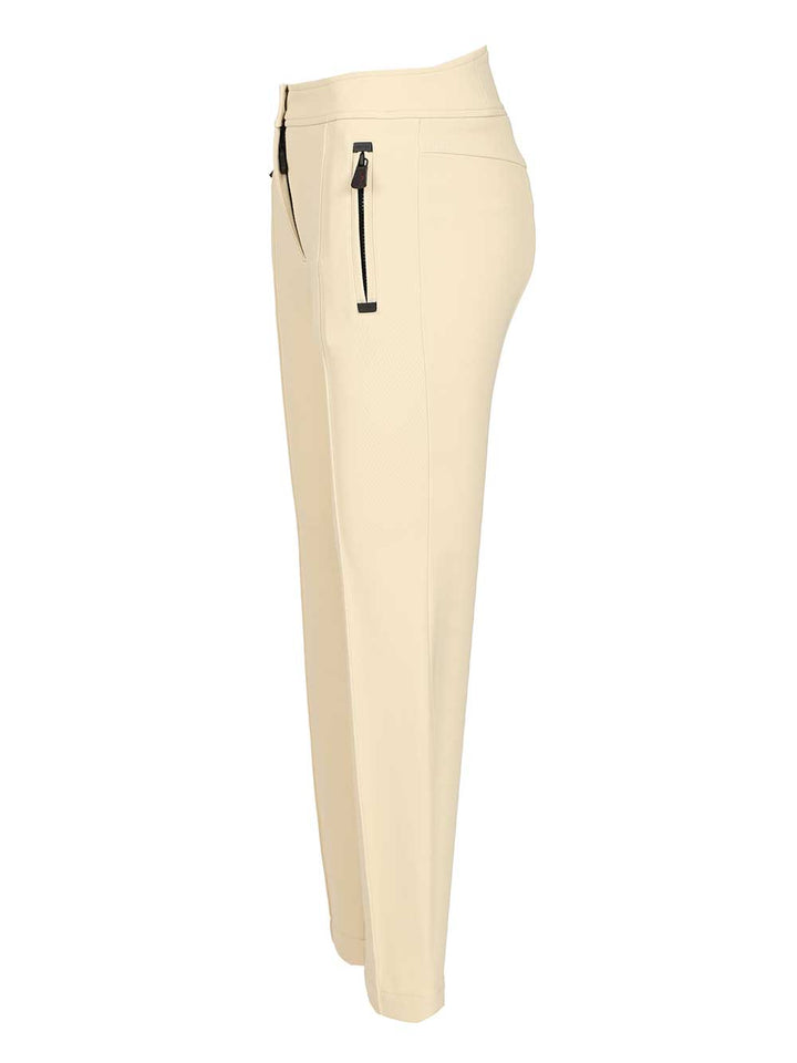 Moncler Grenoble High-Waisted Ski Pants Trousers - Beige | 77a22d8c7113c9518fba861b29b4ab79b1ecdb1d