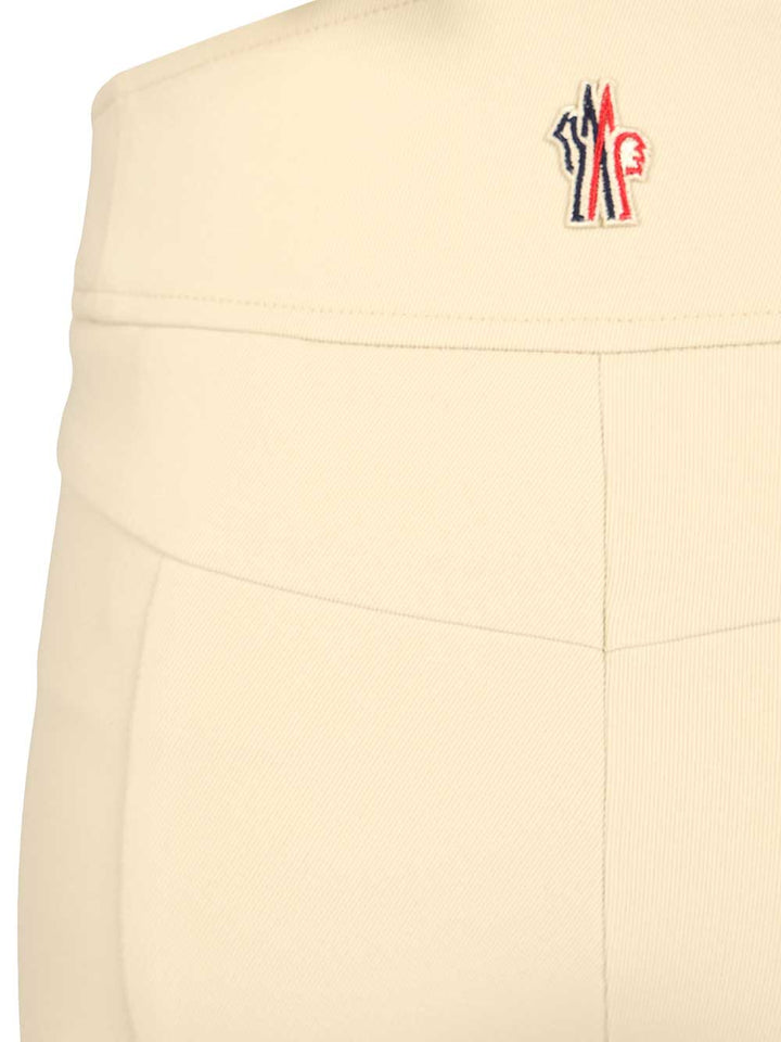 Moncler Grenoble High-Waisted Ski Pants Trousers - Beige | 8cb8604dbcdda4c37a6cbda467df91e2b8c4ab5e