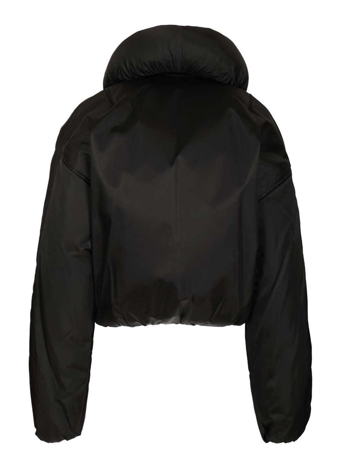 AlaÏA Padded Bomber Jacket Jackets - Black | 64a217af707504c38a3895d2f684d8b1c6b5ef62