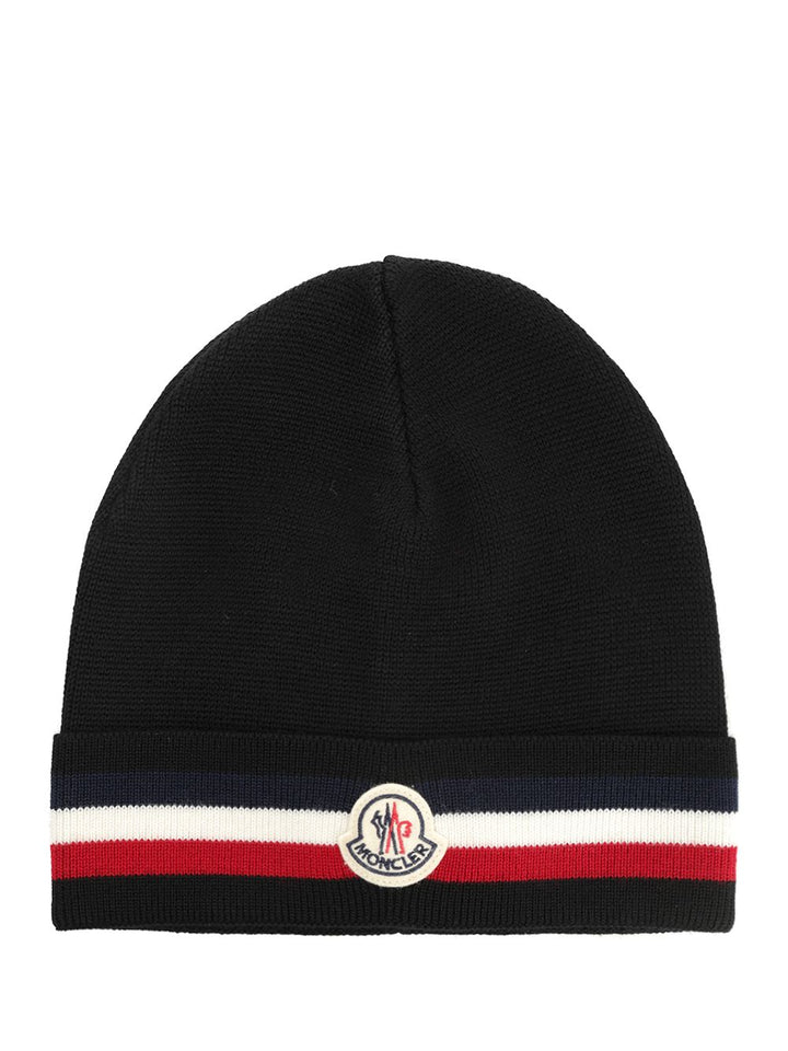 Moncler Wool Hat Hats - Black | f9c0268cf0a3bb3504aafa3a8b6baad1bae771ed