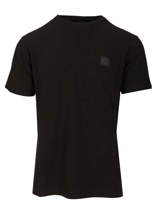 Cotton Jersey T-Shirt Black