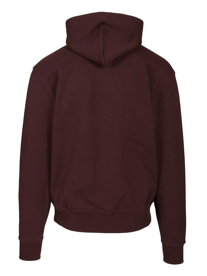 Burberry Cotton Drawstring Hoodie Knitwear - Bordeaux | 479c54ad029eb40d2a06d859755bc5b590ba66c6