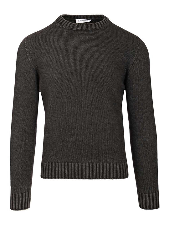 Crewneck Sweater Knitwear Grey