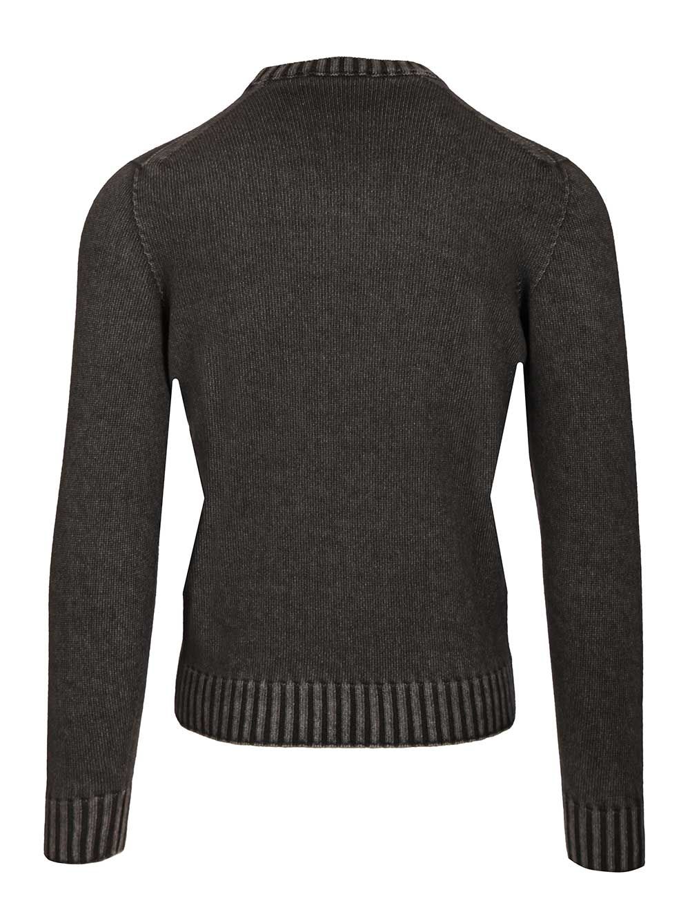 Al Duca D'Aosta Crewneck Sweater Knitwear - Grey | 358dcb044483405f17219cf7bce94bdf53988cb0
