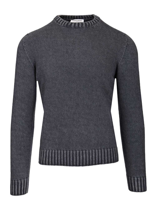 Crewneck Sweater Knitwear Blue