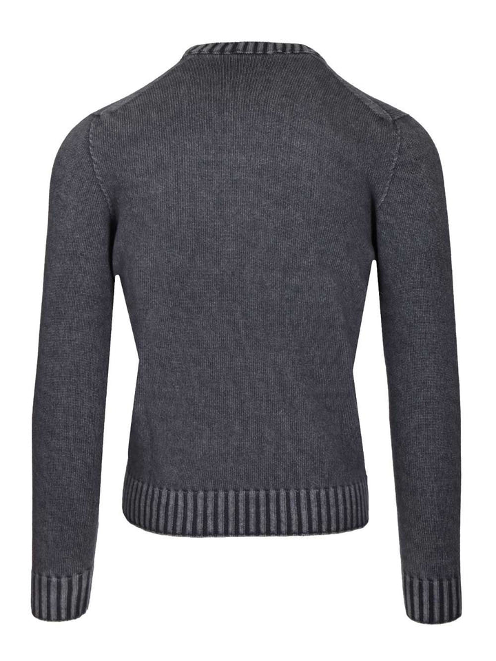 Al Duca D'Aosta Crewneck Sweater Knitwear - Blue | 0fc6325aa4caea6cb0c3bc4fe475be74887d8386