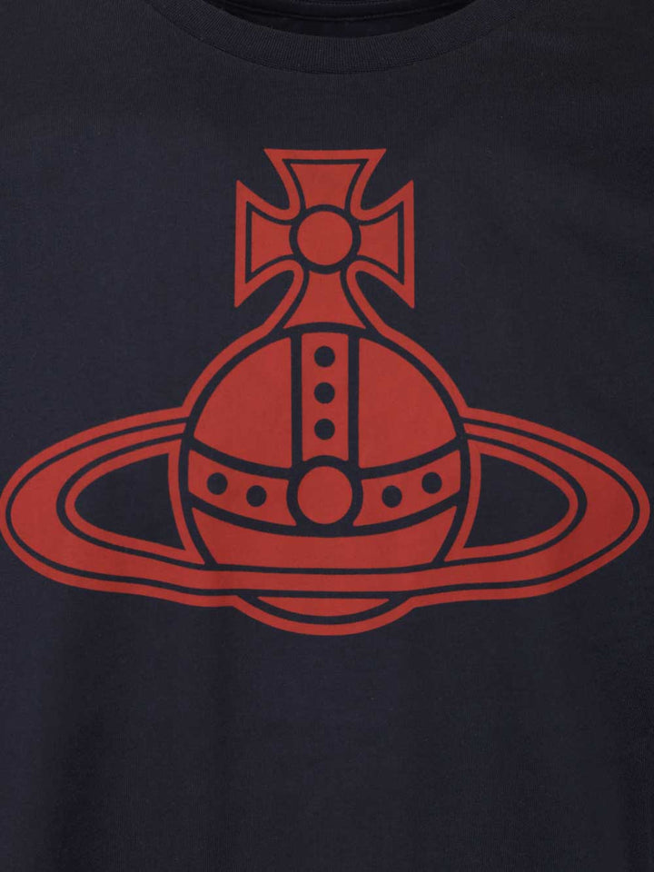 Vivienne Westwood Paris Orb T-Shirt - Blue | 32d20402d88f46d439f64cc2a4ec0d4b14e585d2